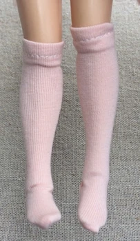 1 Pár Candy Pure Color Kolená Vysoké Ponožky pre Blyth, Azone S, OB, Momoko, Barbis , 1/6 Bábiky, Doplnky, Pletené bavlny