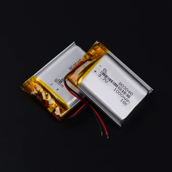1000mah 3,7 v 803040 lítium li polymérová nabíjateľná batéria malé Bluetooth reproduktor stĺpec DVR-zrkadlo auta DVR navigator
