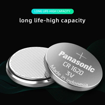 10PCS Panasonic pôvodné CR1620 tlačidlo batéria cr1620 ECR1620 GPCR1620 3v lítiové batérie pre srdca, kardiostimulátor, stupnica počítadla 3