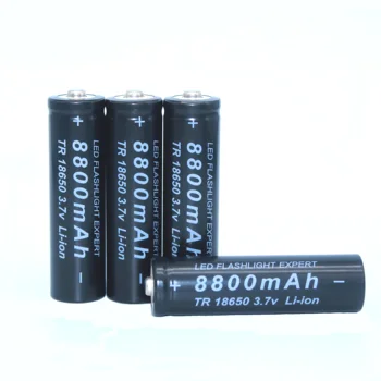 18650.bateria de alta qualidade.8800 mah.3.7 v. 18650 baterias li-ion bateria recarregavel para lanterna tocha + frete zadarmo