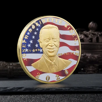 1PC Národnej Vlajky Joe Biden Prezident Pamätné Mince obchod so Výzvou Zberateľské Mince Zbierku Umeleckých Remesiel