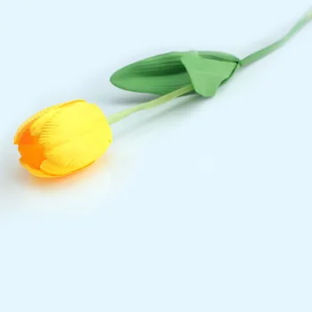 1pcs 64 cm Umelé Tulipány falošné Kvety PU kvet Jedno Dlhé Stonky, Kytice Krásne Simulácia Kvet Pre Domáce Svadobná Výzdoba