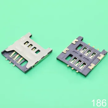1x SIM karty zásuvka otvoru držiaka, konektor pre Samsung GT E1200M E1200 I519 I939D I939i. veľkosť : 17.5*16 mm