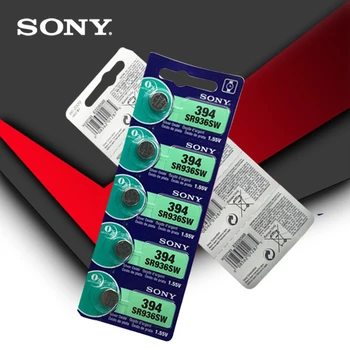 2pc Sony Originálne 394 SR936SW 936A LR45 L936 AG9 1.55 V Oxid Strieborný Tlačidlo Bunky Mince Batérie VYROBENÉ V JAPONSKU