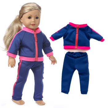 43 cm Baby New Born Bábiku na Koni Oblek pre Baby Doll Oblečenie 18-Palcové Americký OG Dievča Bábiku Kožušiny Bunda 3
