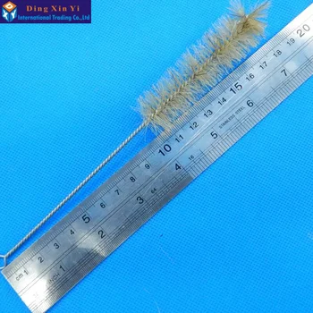 5 ks/veľa Malých test-tube kefa Ošípaných vlasov brush Môže byť použitý pre 15*150 test tube