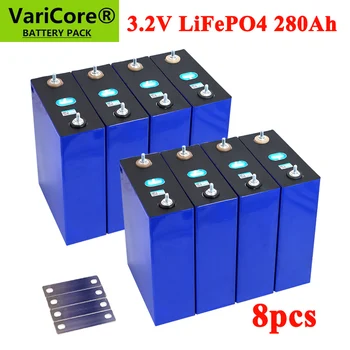 8PCS VariCore 3.2 V 280Ah lifepo4 batérie DIY 12V 280AH Nabíjateľná batéria pre Elektrický pohon RV Slnečnej Energie Golf Cart DAŇ ZADARMO