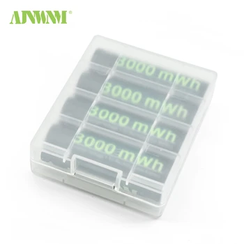 AJNWNM 1,5 V AA Nabíjateľné Lítiové Batérie, 3000mWh USB Batérie AA pre Baterku