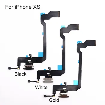 AYJ USB Nabíjací Dock Konektor Kompatibilný vhodné pre iPhone X XS Max XR 5S Slúchadlá Audio Konektor Nabíjačky Port Flex Kábel 0