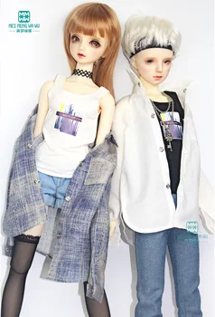 BJD bábiky oblečenie sa hodí 58--60 cm 1/3 Hračky Sférické spoločné bábika módne Pletené vest s viacerými vzory Dievča darček