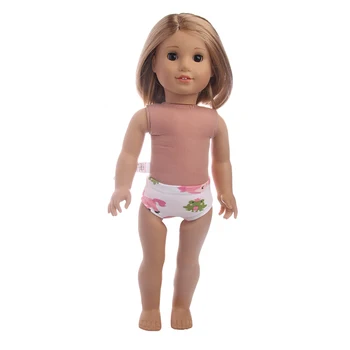 Bábika príslušenstvo roztomilý bielizeň fit 18-palcové bábiku alebo 43 cm Detí najlepší Darček k Narodeninám 4