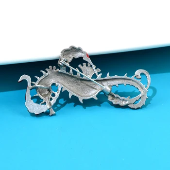 CINDY XIANG Smalt Seahouse Brošňa Módne Zvierat Pin Hippocampus Šperky, 2 Farby k Dispozícii Vysokej Qaulity Kabát Príslušenstvo