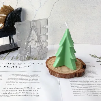 DIY Ručne vyrábané Sviečky Formy Aróma Sviečkou Uskutočňovanie Dodávok Veľký Vianočný Strom 3d Akrylové Plesní, Vianočné Dekorácie Omietky Plesní