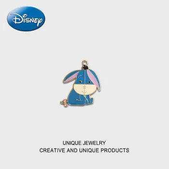 Disney Eeyore Keychain Prívesok Jednoduché Cartoon Príslušenstvo Školské Tašky Visí Šperky Krúžok Pracka