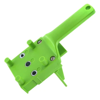 Drevo Doweling ABS Plast Prenosné Vreckové Otvory Prípravok Systém 6/8/10 mm vrtáka Otvor Puncher Pre Tesárske Dowel Spoločné 5