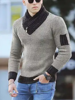 Estilos de otoño de los hombres suéter de invierno de gran tamañoW9 2021 Harajuku moda coreana caliente Vintage Lumbálna