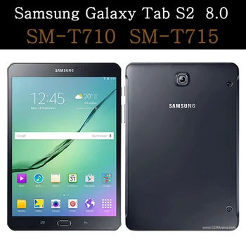 Funda Samsung Galaxy Tab S2 8.0 prípade SM-T710 SM-T715 T719N kože flip cover stojan Tabletu prípade ochranný plášť