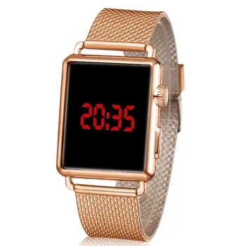 Horúce pánske Digitálne Hodinky Ženy Retro LED Digitálne Šok Športové Nepremokavé Mužov náramkové hodinky relogio masculino Zlaté Hodinky