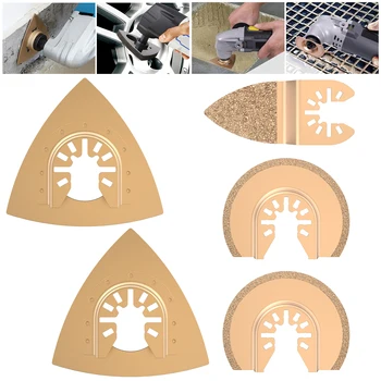 Karbidu Oscilačný Nástroj Pílové Listy Pre Rýchlu Zmenu Multi-Tools Dlaždice Pórobetónu Cementu Keramika Príslušenstvo Na Krájanie