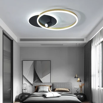 LED Luster zlato, obývacia izba luster teplé osvetlenie vnútorné osvetlenie spálne Lampa s Spot lampy Stmievateľné dropshipping