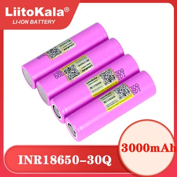 Liitokala 3,7 V 18650 Pôvodné INR18650 30Q 3000mAh Li-Ion Nabíjateľná batéria pre Elektronické nástroje Batérie