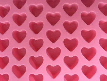 Mini Srdce Tvar Silikónové Ice Cube / Čokoláda Formy Pink M-HG011