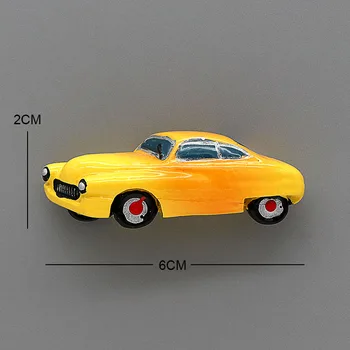 Model auta, 3D magnety na chladničku chladnička vložiť vintage malý auto športové auto magnetické vložiť domáce dekorácie Kolekcia Dary