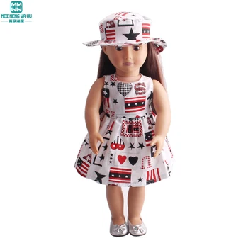 Módne Detské oblečenie pre bábiku fit 45 cm American doll a new born bábiku príslušenstvo