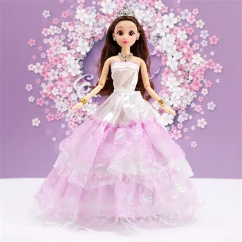 Módne Princezná Svadobné Šaty pre Bábiky Barbie Oblečenie Vysokej Kvality Šaty Oblečenie Bjd Oblečenie, Hračky pre Dievčatá, Barbie Accesorios