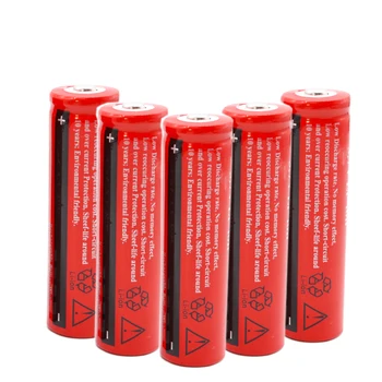NOVÉ 18650 Lítium-iónová Batéria 3,7 V 4200 mAh Li-ion Nabíjateľná Batéria pre LED Svietidlo Nabíjateľné Batérie Urýchľovač