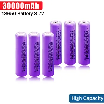NewOriginal 30000mAh Batéria 18650 Batérie Nabíjateľné 18650 3,7 v Lítiové Dobíjacie Batérie Pre Sony Hračky Nástroje Baterka