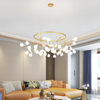 Nordic Romantický Firefly LED Luster Osvetlenie Domova Svetlo,Obývacej Izby, Spálne, Domáce Vnútorné Osvetlenie, Luxusné A Vznešené