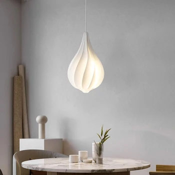 Nordic spálňa luster moderný minimalistický jedáleň čítanie tvorivé osobnosti kvapka vody detskej izby lampy romantický dini