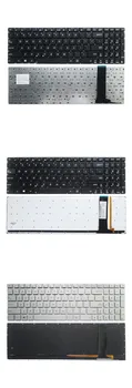 Notebook Klávesnica pre Asus N550 N550J N550JA N550JK N550JV N56 N56DP N56DY N56VB N56VJ N56VM N56VZ N56X NÁS Black Silver s podsvietením