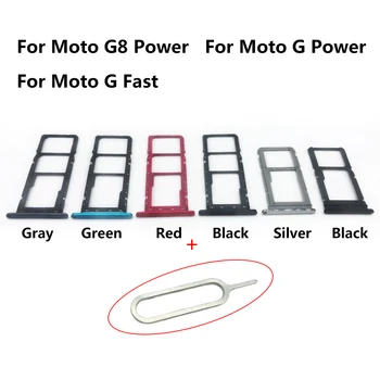 Nový SiM Zásobník Na Moto G8 Power Lite / G Rýchly / G Power G100 G60s SIM Kartu, Slot pre SD Kartu, Držiak Adaptér