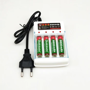 Nový typ AAA batérie 8800 MAH 1,5 V alkalické AAA nabíjateľné batérie, diaľkové ovládanie hračka veľká kapacita batérie+Nabíjačka