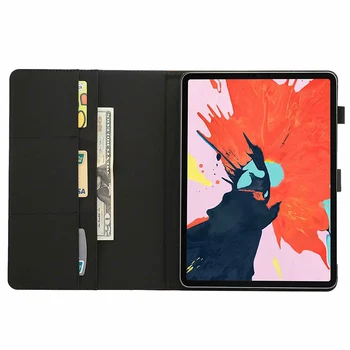 PU Kože Flip Stojan, Kryt Pre iPad Pro 12.9 palcový 2018 A1876 AA1895 A1983 Prípade Podnikania Tablet Kryt Pre iPad Pro 12.9
