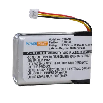 PowerTrust DXR-8 1200mAh DXR-8B Batérie pre Dieťa Optika DXR-8 Video Baby Monitor, SP803048