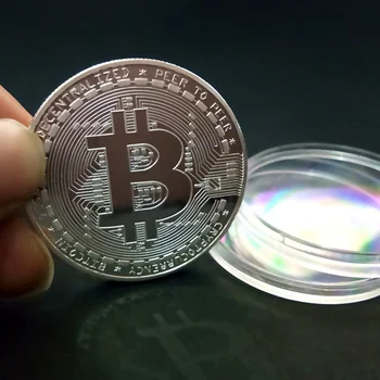 Pozlátené Bitcoin Mince Suvenírov BTC Kovové Fyzický Zber umelecké Diela Antických Imitácia Pamätné Bit Mince Vynikajúci Darček