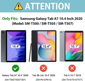 Pre Samsung Galaxy Tab A7 10.4 2020 /A7 lite 8.7 2021 Stojan Pokrytie 360 Rotujúce SM-T500/SM-T505/SM-T220/SM-T225 Prípade s Perom