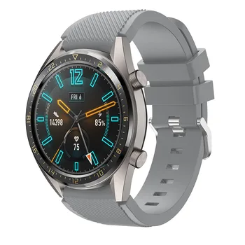 Pre Xiao Huami Amazfit GTR 47mm 22 MM silikónové hodinky pásmo pre Huawei Sledovať GT 46 mm šport nahradenie WatchBand smartwatch popruh