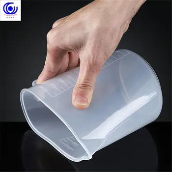 Pribrala potravinársky plastové meranie pohár transparentné pásky rozsahu kuchyňa pečenie nástroje mlieko čajovni veľkú kapacitu 5000ML 1