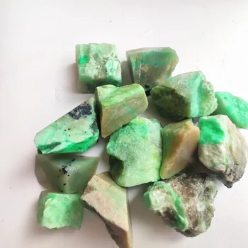 Prírodná Biela moonstone Zelená Surového kameňa Crystal Rockstone Reiki Liečenie odber Prírodné Kamene a Minerály