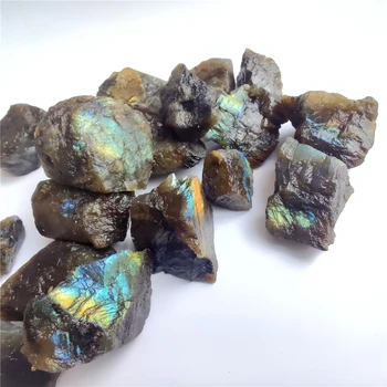Prírodné Moonstone Farba Lesklý Labradorit Kameň, Drahokam, Minerálne Vzor pre Šperky Spracovanie Domáce Dekorácie Príslušenstvo