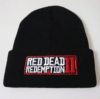 Red Dead Redemption 2 Čiapočku Spp Pletené Výšivky Klobúk Zimné Čiapky pre Dospelých