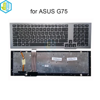 SP/ES španielsky notebook podsvietená klávesnica Španielsko replacemen klávesnica pre ASUS G75 G75V G75VX G75VW NS72 DH72 V126262BK2 9413SP00