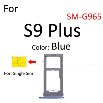 Sim Karty / Micro SD Kartu Zásuvky Držiteľ Slot Kontajner Konektor Adaptéra Reader Diely Pre Samsung Galaxy S9 Plus G960 G965