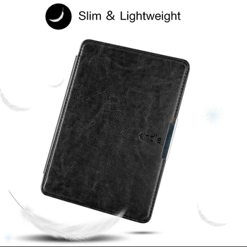 Slim Smart Cover obal pre Kindle Paperwhite 3 2 1, Folio PU Kožené Paperwhite Magnetické Funda Capa 2
