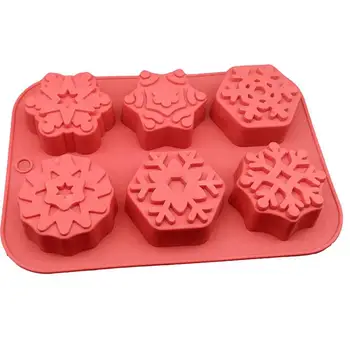Snowflake Tortu Formy DIY Tvorivé Silikónové Tortu Formy na Pečenie Silikónové Tortu Formy 3D Mydlo Forma na Pečenie Forma Na Halloween