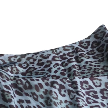 TRAF Za Leopard Tlač Dlhé Sukne Ženy Vintage Vysoký Pás Midi Žena Sukne Módne Retro Sukne Jeseň 2021 Oblečenie pre Ženy